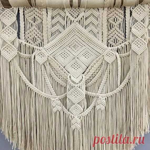 ОТИЛА. Макраме висит на стене. Гобелен ... craftIdea.org ** Этот кусок был продан. ** Если вы покупаете это предложение, разместите .