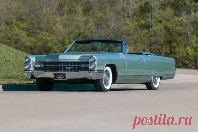 редкий 1966 Cadillac Eldorado кабриолет для продажи Это 1966 Cadillac Eldorado кабриолет имеет 429 C. I. 4BBL V8 (номера соответствия), автоматическая трансмиссия, правильный Кристалл Firemist внешний вид, правильный и в основном оригинальный зеленый интерьер, редко видел ковшеобразные сиденья с консолью, Заводской кондиционер с автоматическим климат-контролем, силовые сиденья, силовые замки, Power Top, электрические стеклоподъемники, наклон/телескопическое колесо, AM/FM-р...