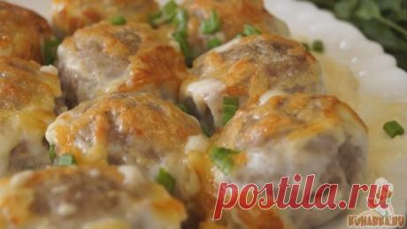 Рецепт: Очень Вкусные Фрикадельки запеченные в сливочном соусе