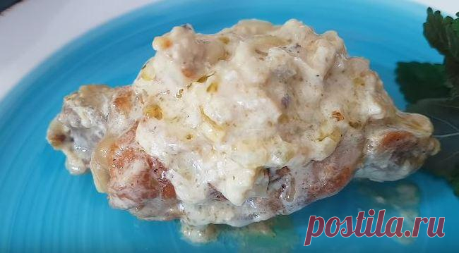 Курица в Сливочном Соусе на Сковороде Очень Вкусно