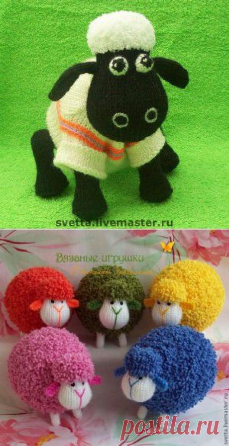 Вязаные овечки Светланы Забелиной - маленькие позитивчики. | razpetelka.ru
