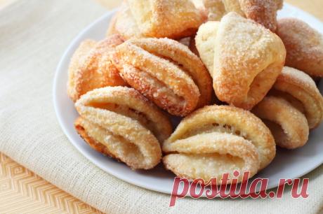 Вкус детства ♥ Творожное печенье Поцелуйчики рецепт с фото