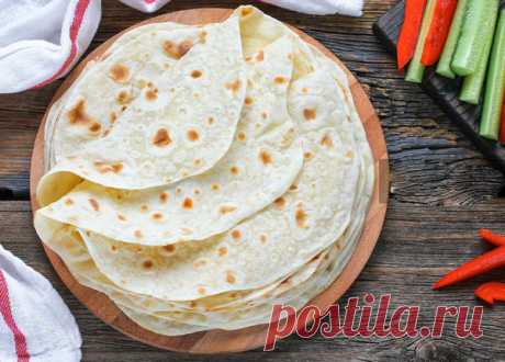 Лаваш тонкий на сковороде – рецепт | По Секрету Всему Свету | Яндекс Дзен