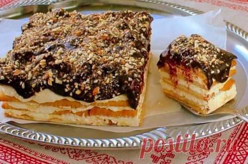 Вкуснейший десерт на основе печенья без выпечки