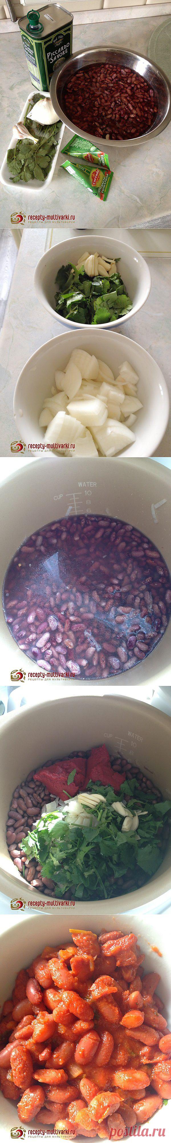 Лобио из красной фасоли в мультиварке - рецепт для Редмонд, Панасоник, Филипс
