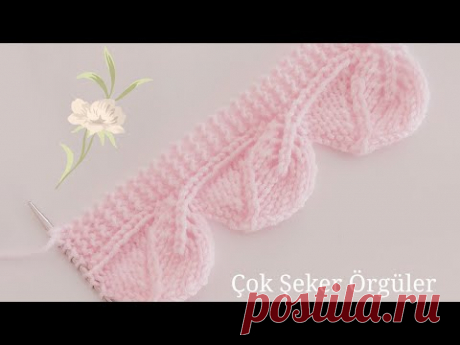 YAPRAK AJURLU KENAR MODELİ