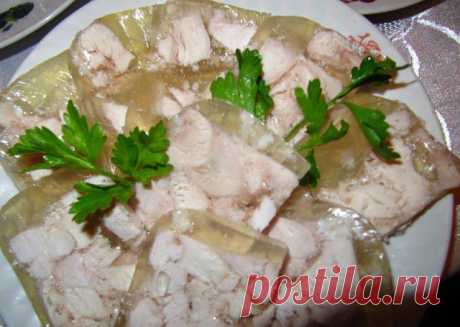 Заливное из курицы