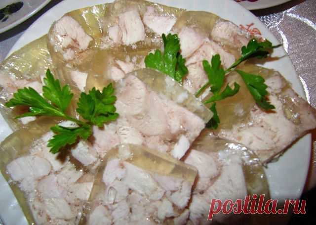 Заливное из курицы