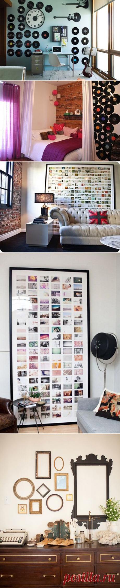 5 идей за ноль рублей: настенный декор из того, что под рукой