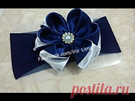 DIY : COMO FAZER FLOR MIL FACES COM FITA DE CETIM (PAP)