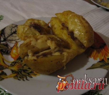 Картошка с беконом &quot;По-сельски&quot; в микроволновке фото рецепт приготовления