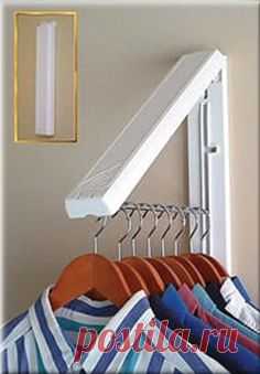 Maybe a better option for small space hanging.