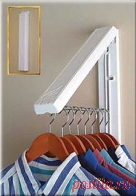 Maybe a better option for small space hanging.