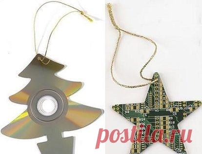 Новогодние игрушки своими руками