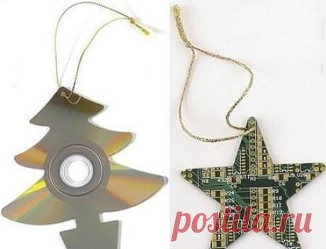 Новогодние игрушки своими руками