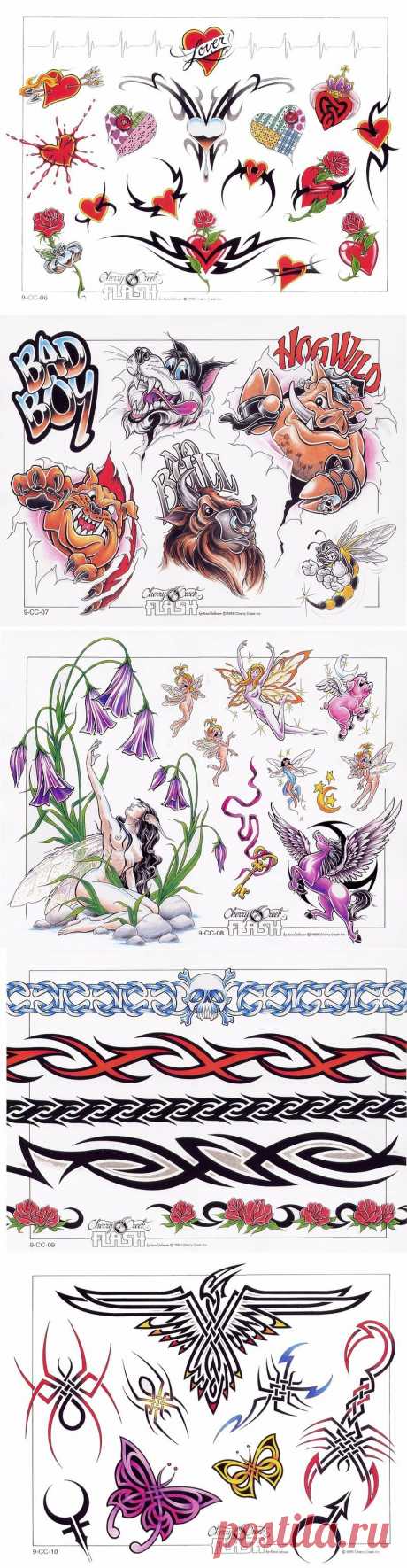 Tatoo Designes - эскизы и трафареты для творчества и рукоделия