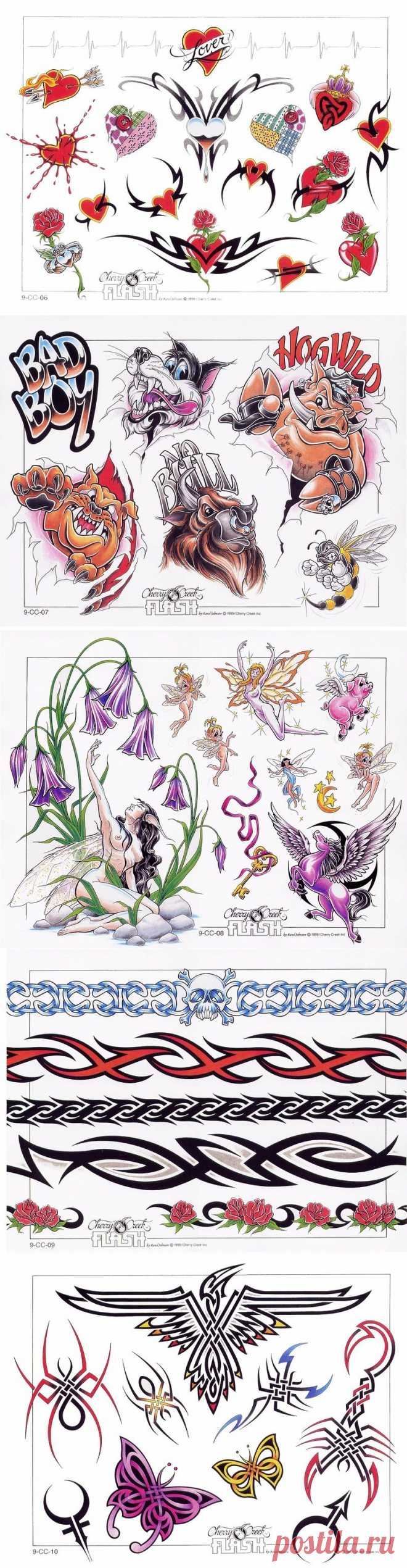 Tatoo Designes - эскизы и трафареты для творчества и рукоделия