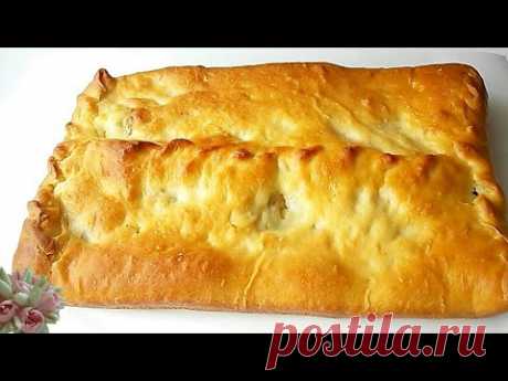 Сочный пирог с рыбой. Пышное мягкое тесто.
