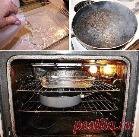 Как с легкостью отмыть духовку
