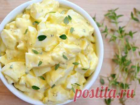 Полезное каждый день! - Яичный салат с лимоном и ароматными травами