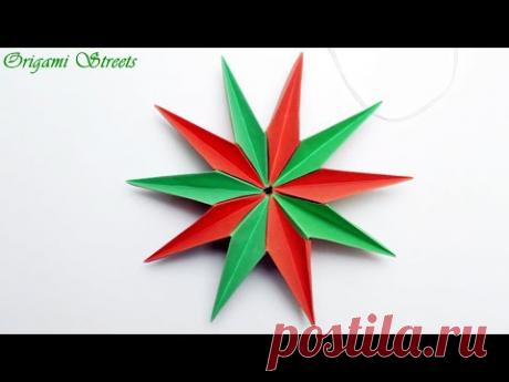 Как сделать звезду из бумаги Оригами звезда