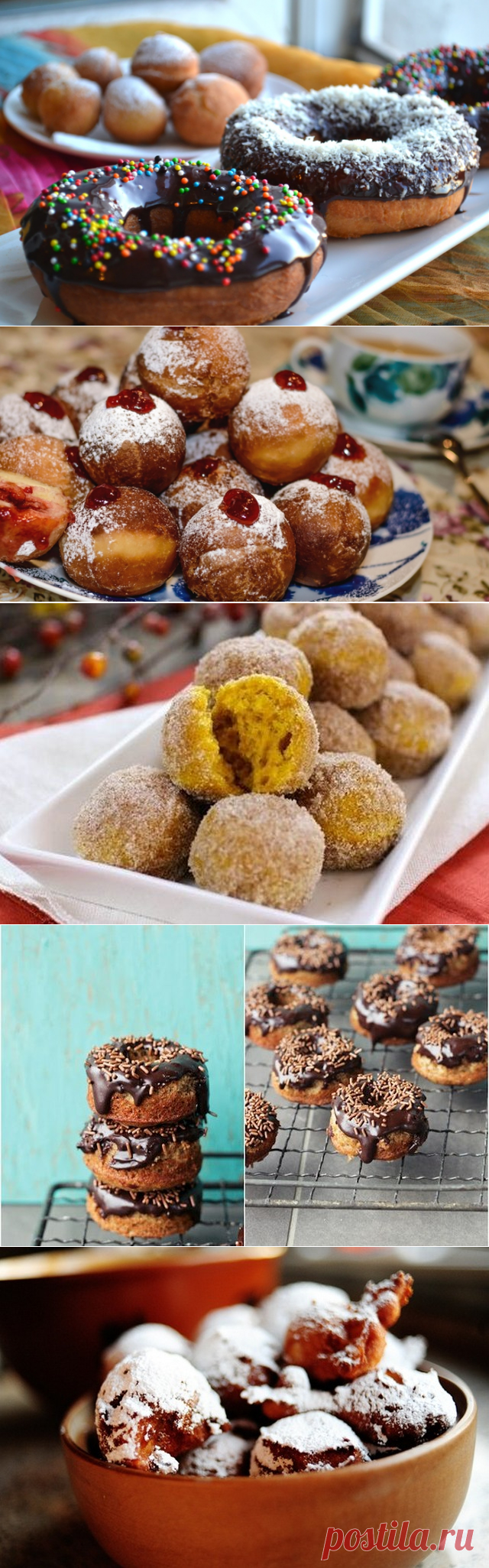 Пончики - самые разные