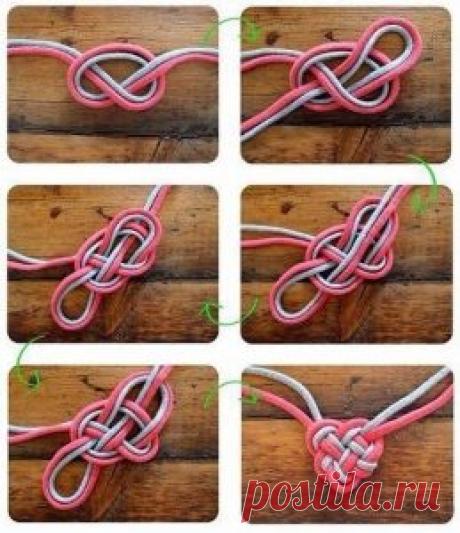 Кельтский узел удачи — схема плетения - 1 Августа 2017 - Рукоделие своими руками - "Магия Творчества"-информационный портал.