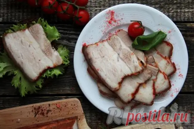 Свиная грудинка, варёная в луковой шелухе - Дачно-огородные радости - Медиаплатформа МирТесен