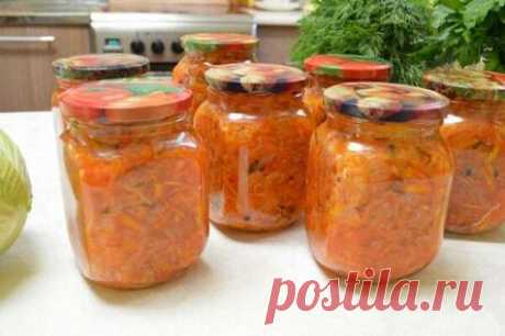 Овощная солянка с грибами и капустой на зиму