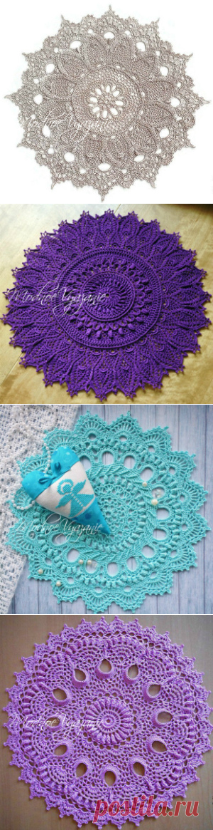 салфетки,скатерти,прихватки - Crochet Modnoe Vyazanie