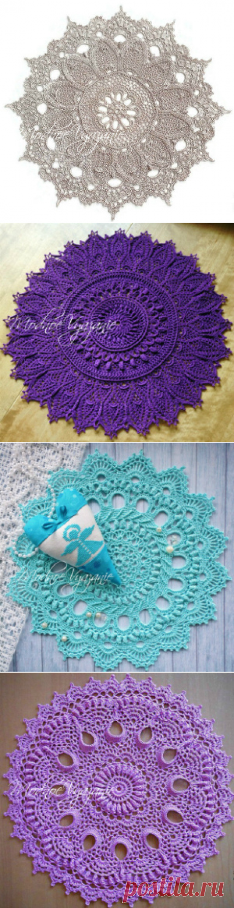 салфетки,скатерти,прихватки - Crochet Modnoe Vyazanie