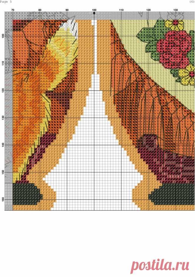 Матрешка. Схемы вышивки крестом - Handmade-Paradise