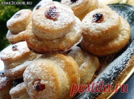 Творожное печенье
