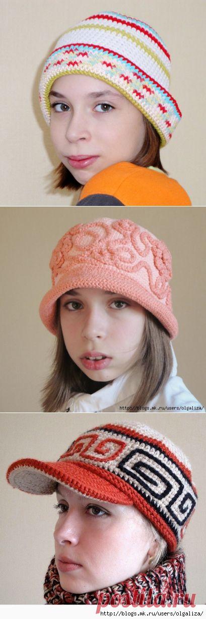 Вязаные шапки Ольги Щепетильниковой. | Записи в рубрике Вязаные шапки Ольги Щепетильниковой. | Дневник LizaLe