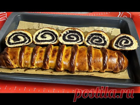 Маковый Рулет Маковая Начинка Шикарная Выпечка к чаю По Многочисленным Просьбам Научила Всех Подруг