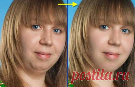 Как убрать двойной подбородок Диеты