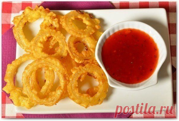 Как сделать луковые колечки &raquo; Кулинарные рецепты