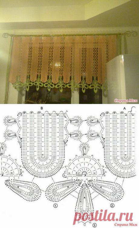Занавеска крючком - Клуб рукоделия - Страна Мам