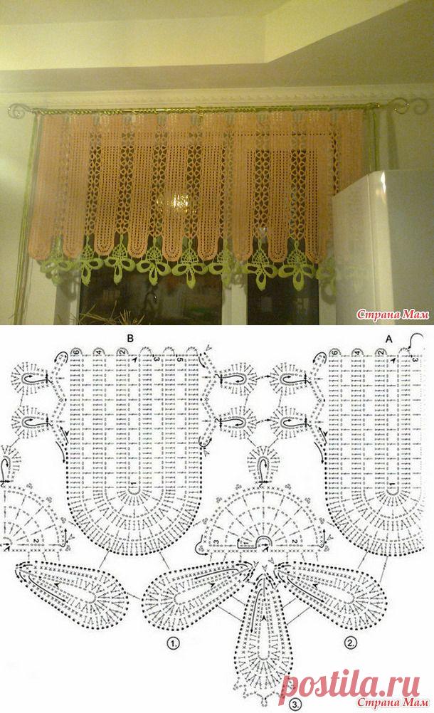 Занавеска крючком - Клуб рукоделия - Страна Мам