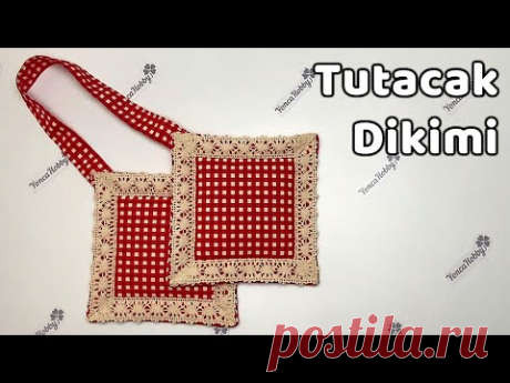 Tutacak Nasıl dikilir? // How to sew pot holder?