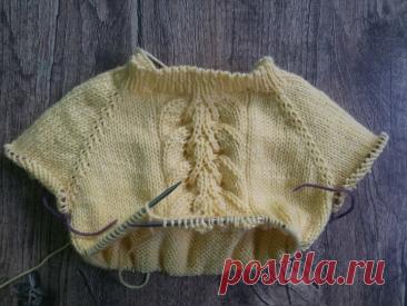 Crochet openwork sweater free pattern