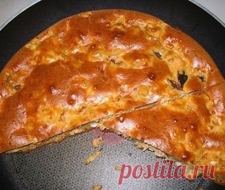 Пирог «Быстрый и вкусный» из теста на кефире со сметаной и майонезом