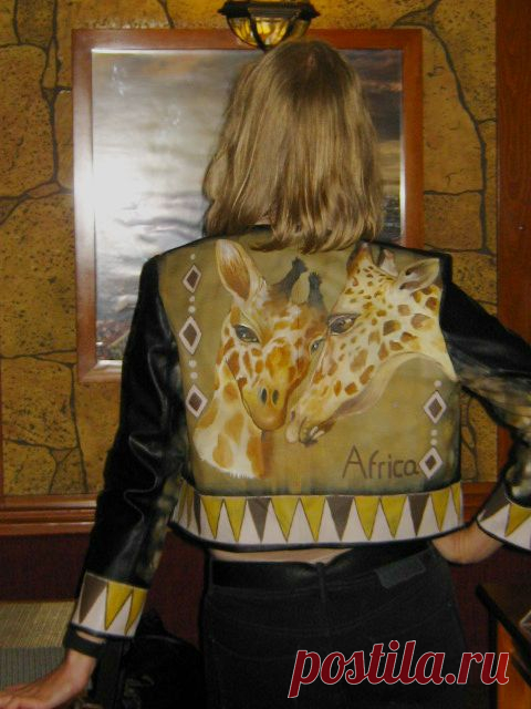 Роспись искусственной кожи / Мастер-классы / Burdastyle