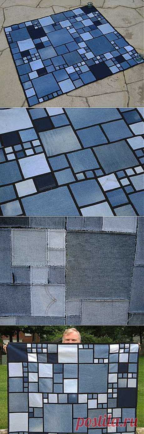I QUILT FOR FUN: What a great pattern!
коврик из джинсы