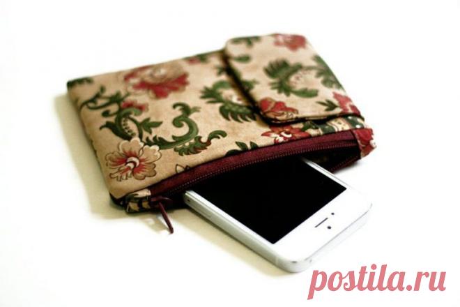 Как сделать футляр для телефона / Я - суперпупер