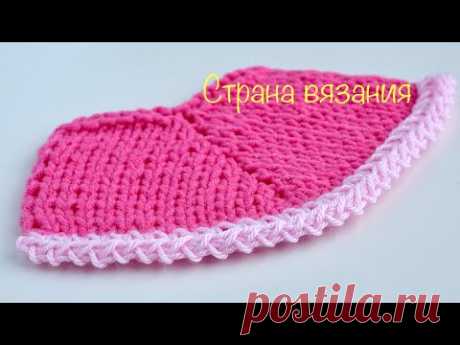 Вязальные советы. Обвязка края крючком «Лисий хвост». Crochet the edge &quot;Fox tail&quot;.