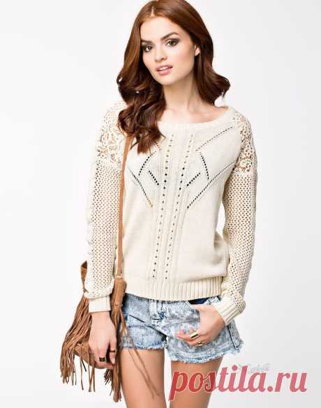 Модный пул (схема только центрального узора, остальное нужно самим додумывать)