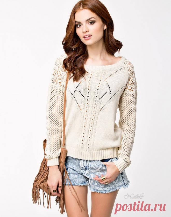 Модный пул (схема только центрального узора, остальное нужно самим додумывать)