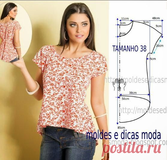 MOLDE DE BLUSA