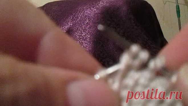 вывязывание из одной петли 2 без дырочки